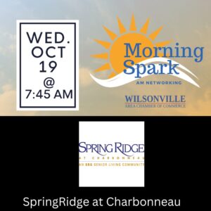 Morning Spark Networking 10/19/2022 at SpringRidge at Charbonneau