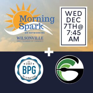 Morning Spark Networking Event 12/7/2022 with Goosehead Insurance and Beltran Properties @ Goosehead Insurance and Beltran Properties | Wilsonville | Oregon | United States