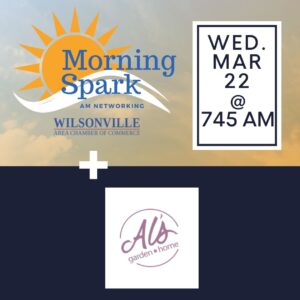 Morning Spark at Al's Garden Center 03/22/2023 @ Al's Garden Center | Wilsonville | Oregon | United States