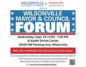 Candidate Forum @ Al Kader Shrine Center | Wilsonville | Oregon | United States