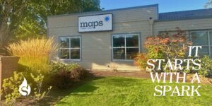 102225 Maps Ribbon Cutting & SPARK
